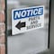 Signmission Parts And Service (Left Arrow) Sign With Symbol, 5 in W x Rectangle, Vinyl Decal OS-2PACK-NS-D-35-L-17135 - alternate 5